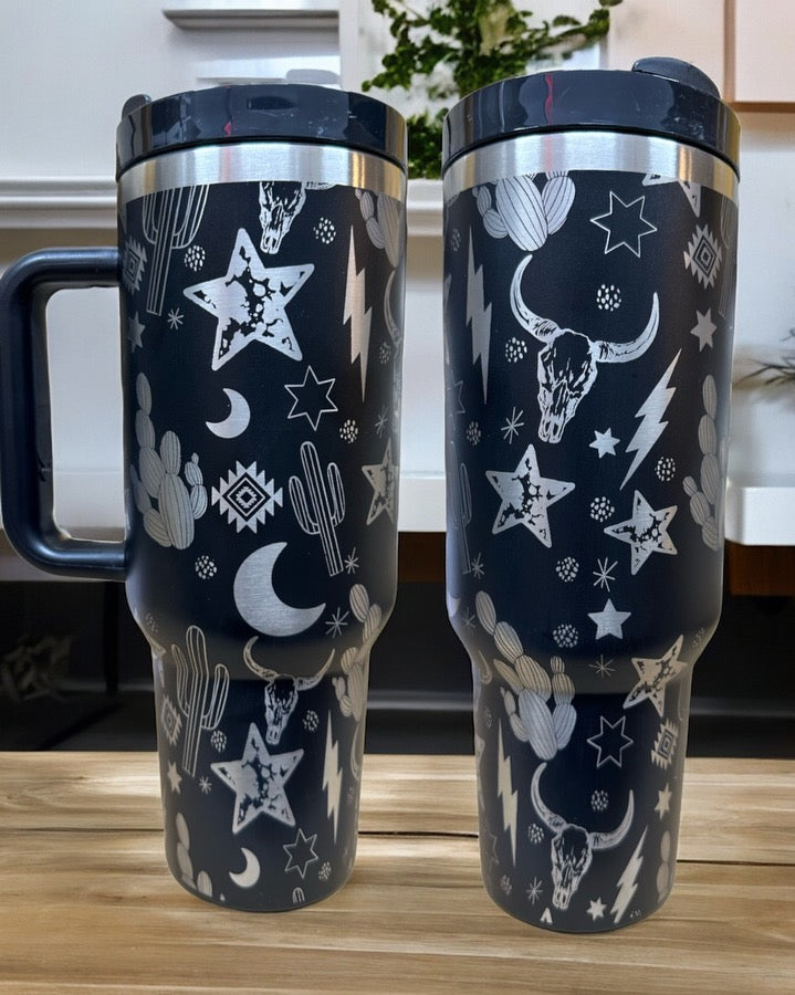 Punchy Western 40oz Tumblers