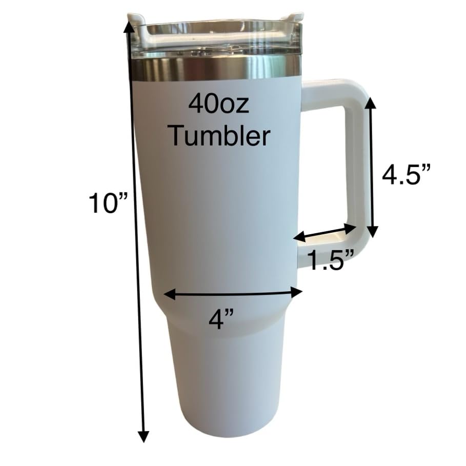 Floral Dental 40oz Tumbler