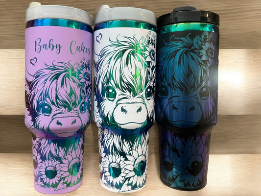 Baby Cow 40oz tumbler